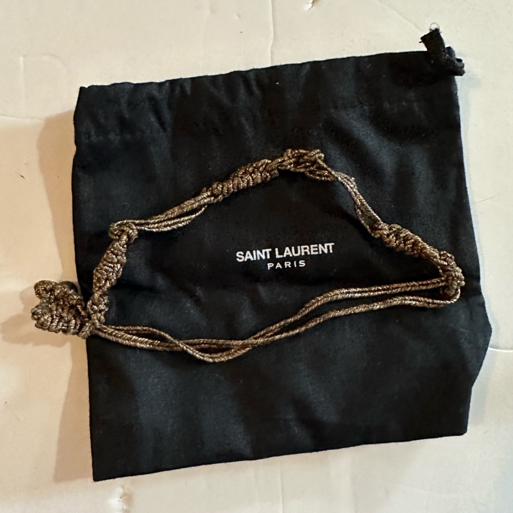 YSL Gold Lurex Bracelet